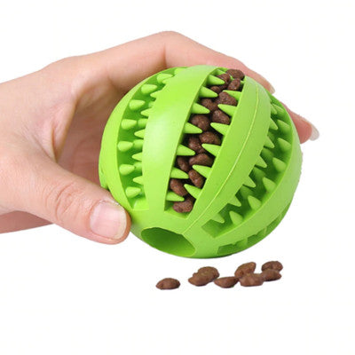 Dog Food Dispensing Rubber Ball - Free Shipping