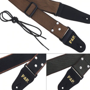 Adjustable Pure Cotton Guitar Strap - Free Shipping
