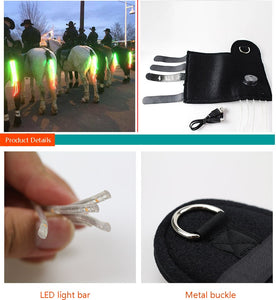 100CM Horse Tail USB Rechargeable LED light - Free Shipping