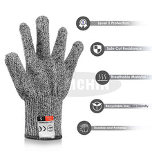 Load image into Gallery viewer, Anti Cut Gloves for Cutting Up Meat Different Sizes Available - Free Shipping