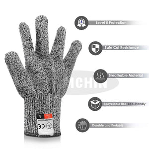 Anti Cut Gloves for Cutting Up Meat Different Sizes Available - Free Shipping