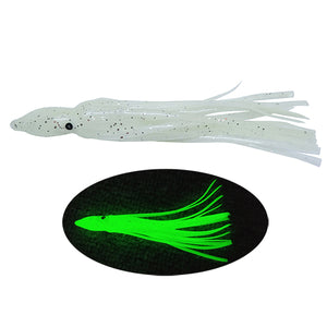 20-pieces Squid Skirts. Glow in the dark and other color options.  5cm/9cm/11cm - Free Shipping