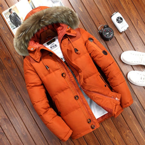 Mens Warm Winter Jacket Parka - Free Shipping