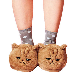 Very Cute Cat Slippers - Various Sizes - Kids and Adults - Free Shipping