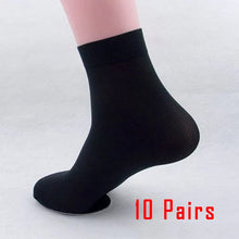 Load image into Gallery viewer, 10 Pairs black mens socks - Different Colors - Free Shipping