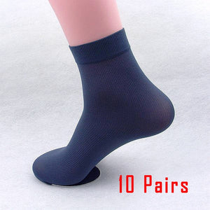 10 Pairs black mens socks - Different Colors - Free Shipping