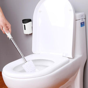 Wall-Mounted Long Handle Toilet Brush - Free Shipping