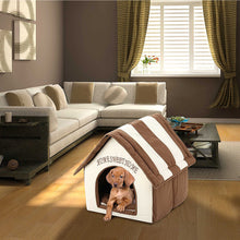 Load image into Gallery viewer, Dog House Dog Bed - For small dogs - Free Shipping