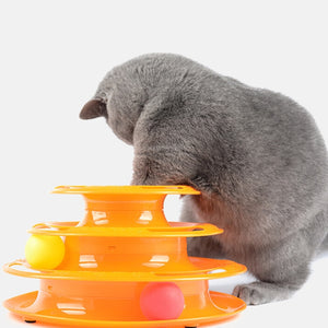 3 Level Ball Cat Toy - Free Shipping