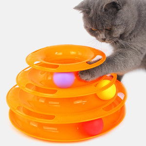 3 Level Ball Cat Toy - Free Shipping