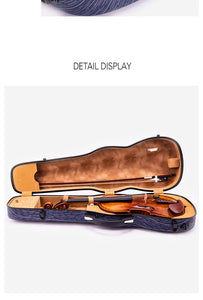High Quality Fiberglass Violin Case - Free Shipping