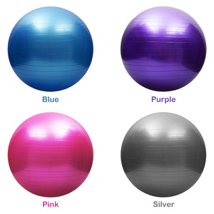 Exercise/Yoga Balls.  Various sizes and colors.  With Pump - Free Shipping