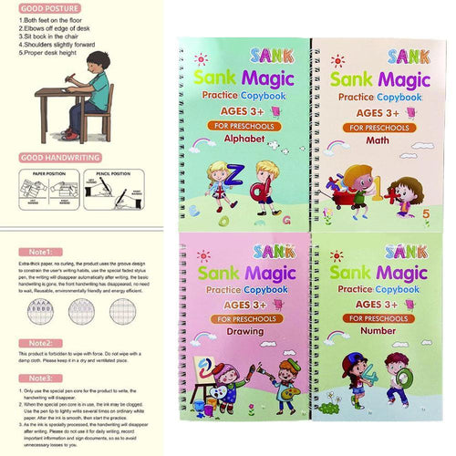 Magic Copy Book.  Learning for children.