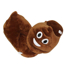 Load image into Gallery viewer, Funny poop emoji slippers - Be the talk of your sleep over - Free Shipping