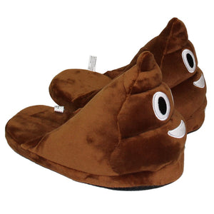 Funny poop emoji slippers - Be the talk of your sleep over - Free Shipping