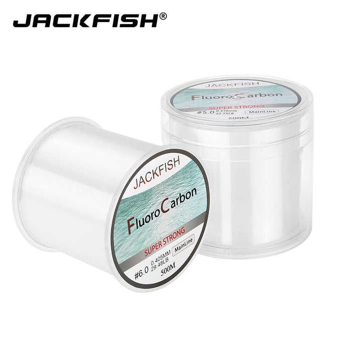JACKFISH 500M Fluorocarbon fishing line 5-30LB - Free Shipping