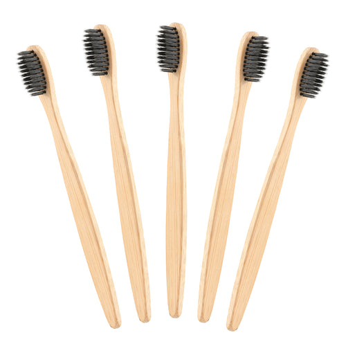 5/2/1 Pcs Natural Pure Bamboo Toothbrush - Free Shipping