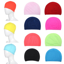 Load image into Gallery viewer, Durable High Elastic Swim Caps - Multiple Colors and Designs - Free Shipping