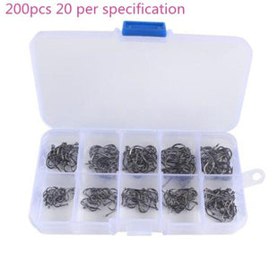 Pack of 200 or 500 J Hooks numbers 3-12 - Free Shipping